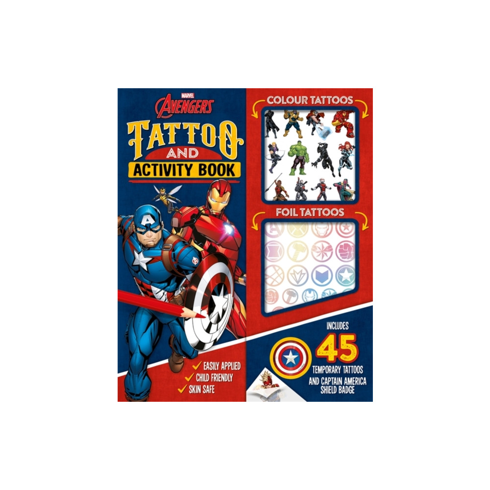 Bonnier Books Ltd Marvel Avengers: Tattoo and Activity Book (häftad, eng)