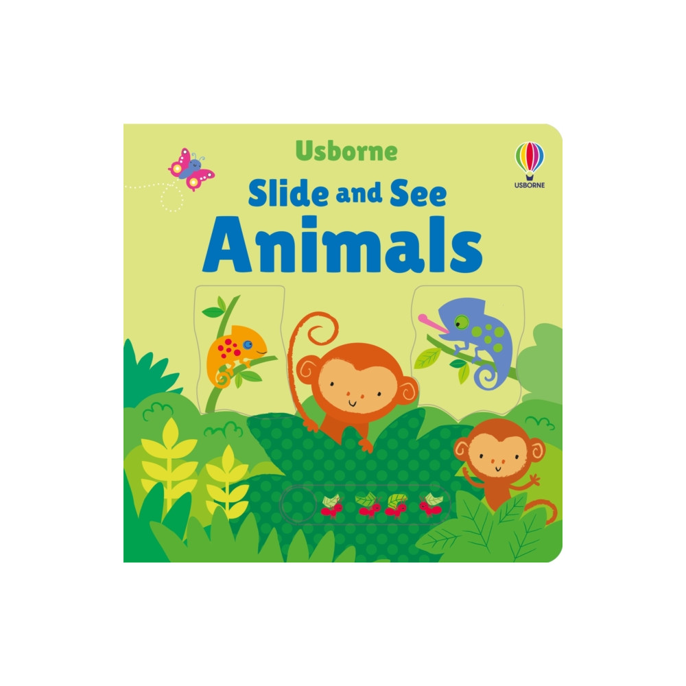 Usborne Publishing Ltd Slide and See Animals (bok, board book, eng)