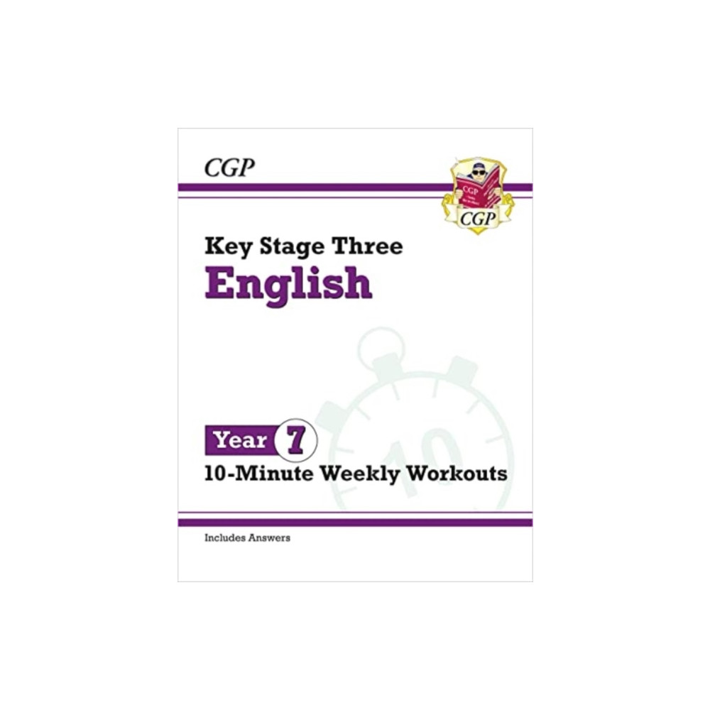 KS3 Year 7 English 10-Minute Weekly Workouts (häftad, english) Coordination Group Publications Ltd (CGP)