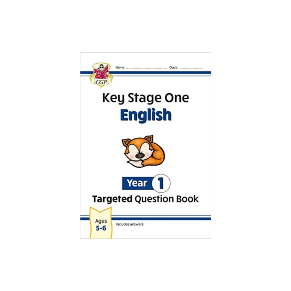 KS1 English Year 1 Targeted Question Book (häftad, english) Coordination Group Publications Ltd (CGP)