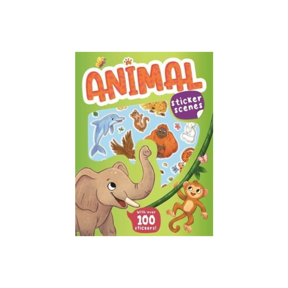 Animal Sticker Scenes (häftad, english) Bonnier Books Ltd