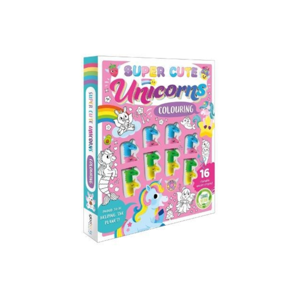 Super Cute Unicorns Colouring (häftad, english) Bonnier Books Ltd