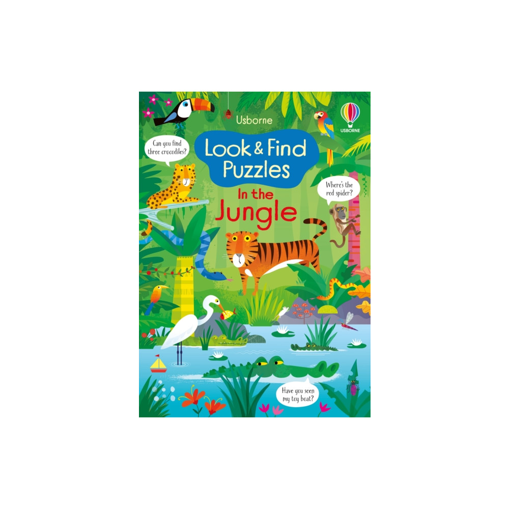 Look and Find Puzzles In the Jungle (häftad, english) Usborne Publishing Ltd