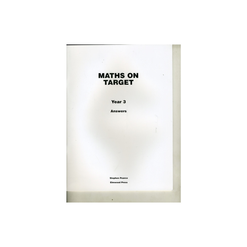Maths on Target Year 3 Answers (häftad, english) Elmwood Education Limited