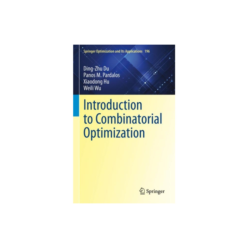 Introduction to Combinatorial Optimization (inbunden, english) Springer International Publishing AG