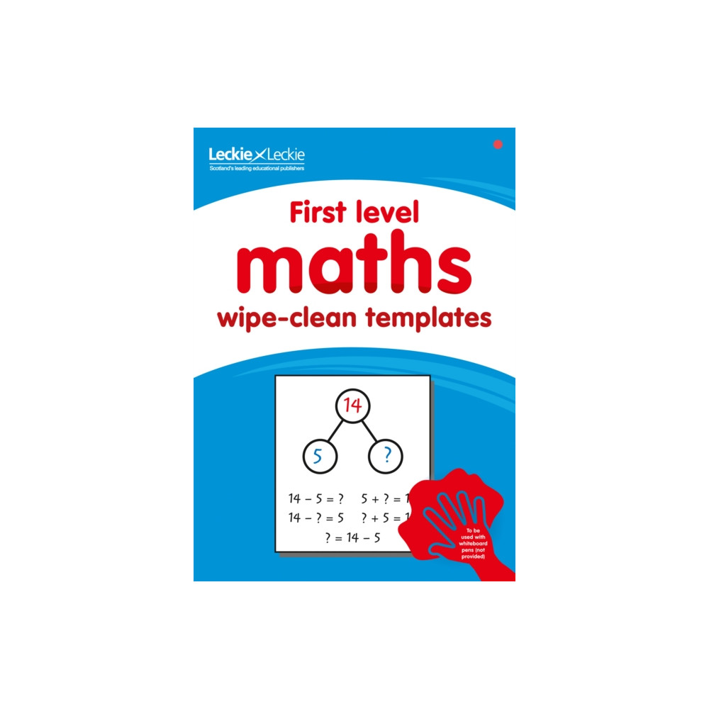 First Level Wipe-Clean Maths Templates for CfE Primary Maths (bok, english) HarperCollins Publishers