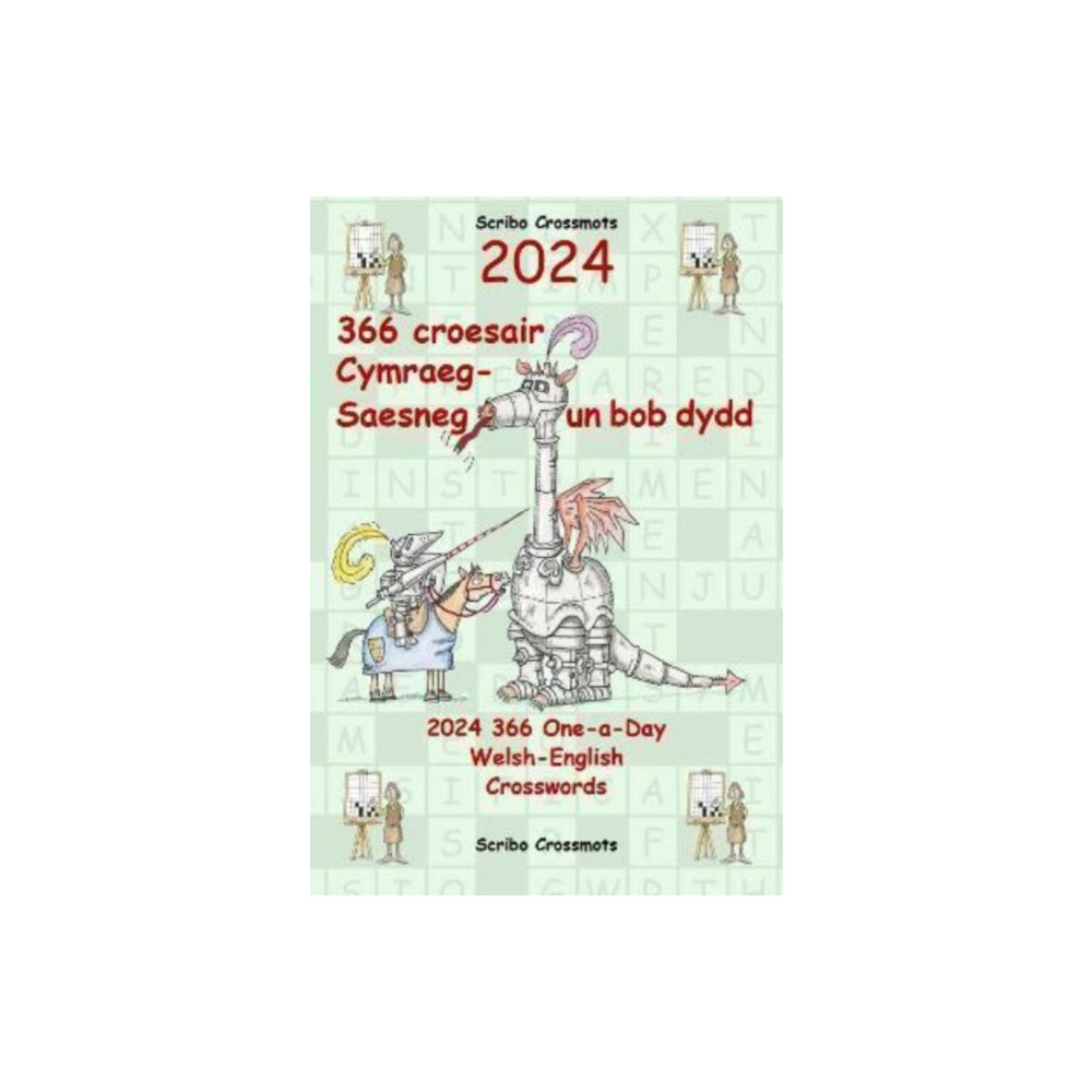 2024 366 Croesair Cymraeg-Saesneg Un Bob Dydd / One-a-Day Welsh-English Crosswords (inbunden, english) Independently Published