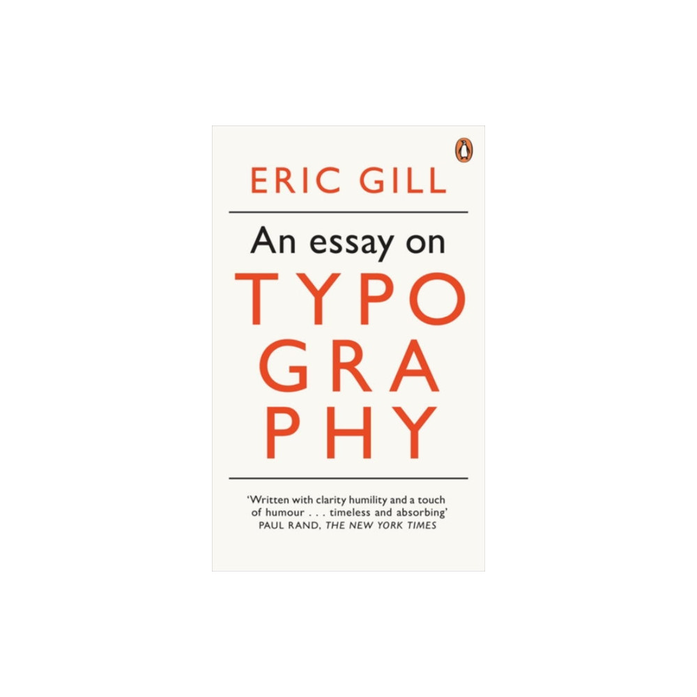 An Essay on Typography (häftad, eng)