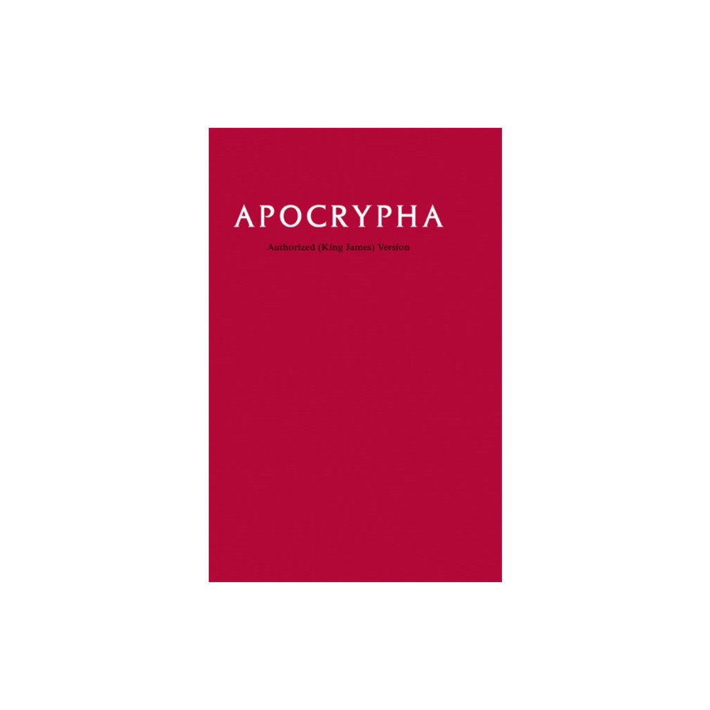 KJV Apocrypha Text Edition, KJ530:A (inbunden, english) Cambridge University Press