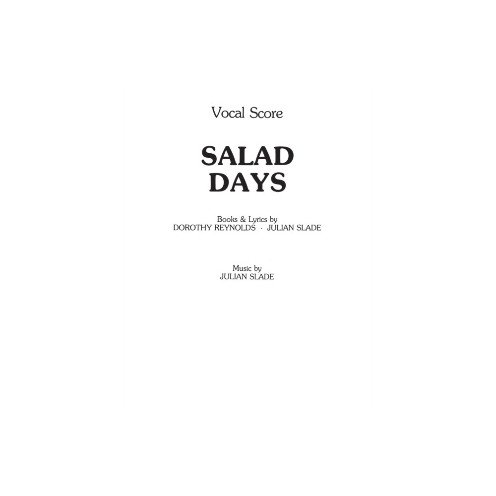 Faber Music Ltd Salad Days (Vocal Score) (häftad, eng)