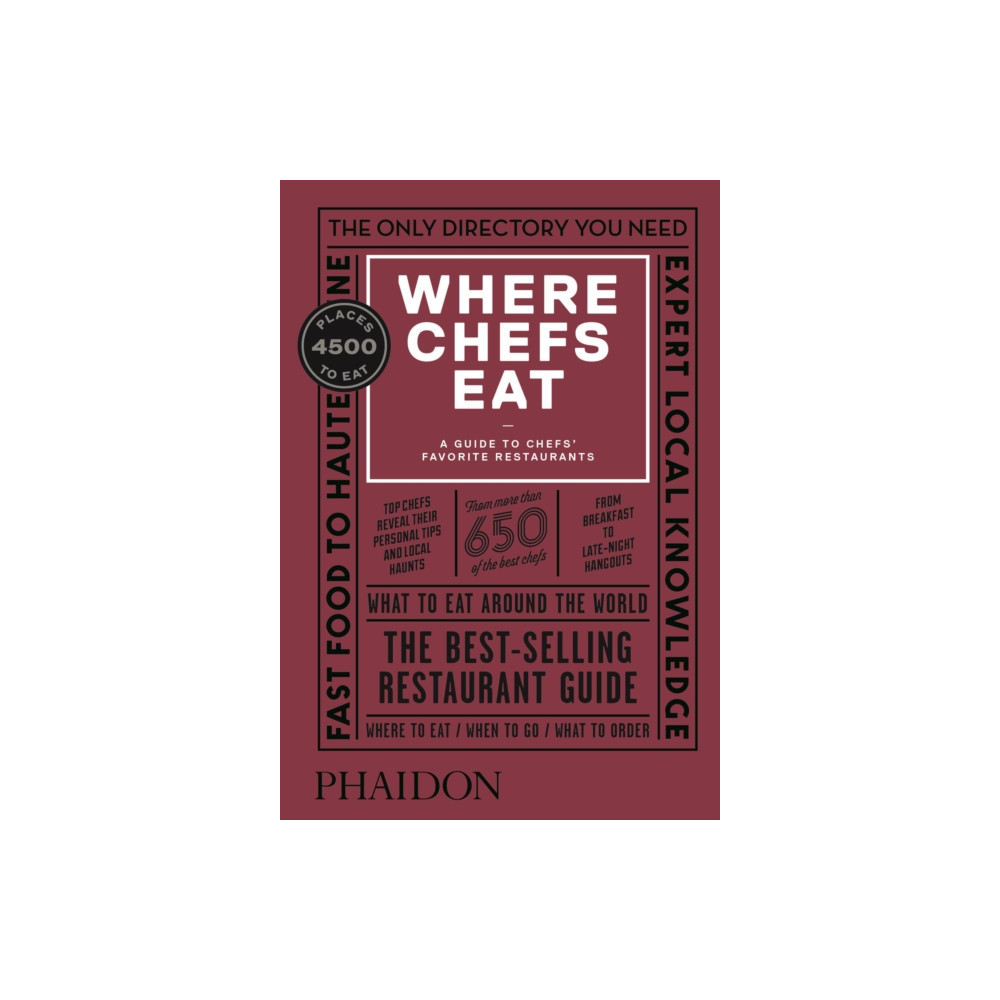 Where Chefs Eat (inbunden, english) Phaidon Press Ltd