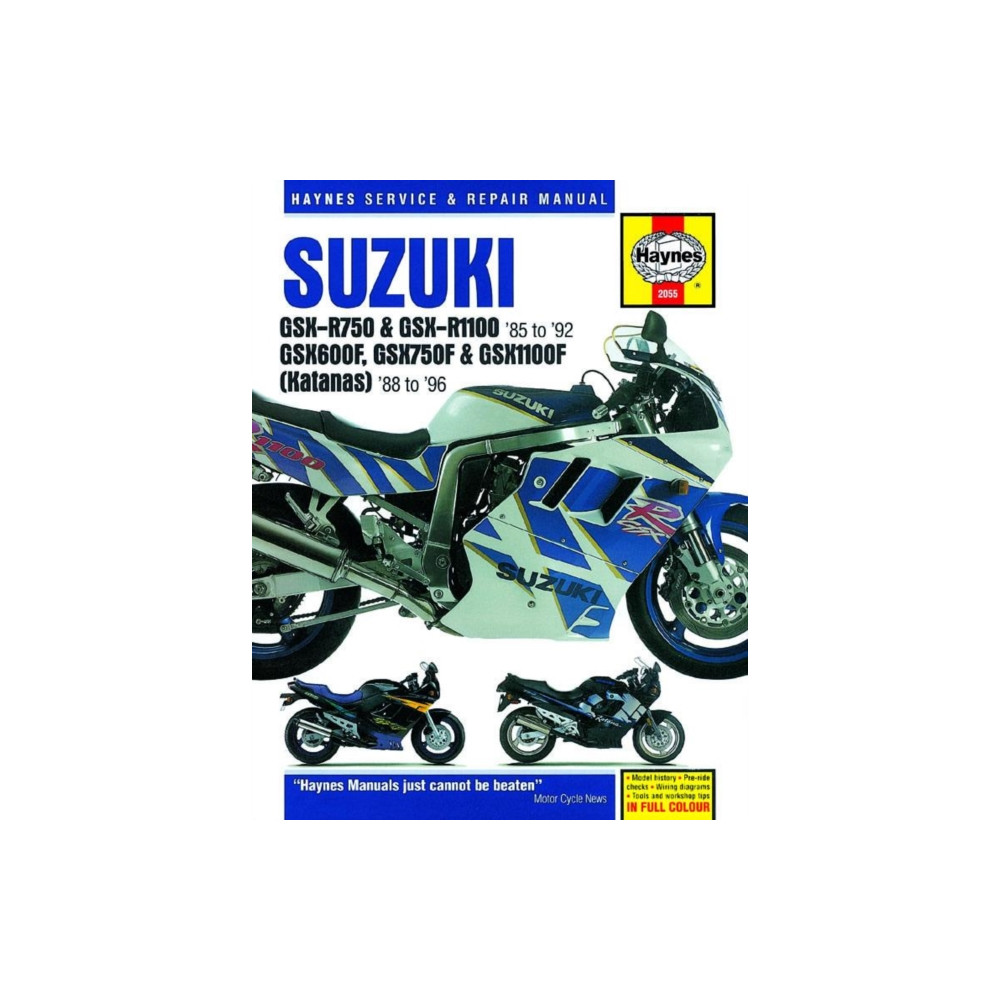 Suzuki GSX-R750 & GSX-R1100, GSX600F, GSX750F & GSX1100F (Katanas) (86 - 96) (häftad, english) Haynes Publishing Group