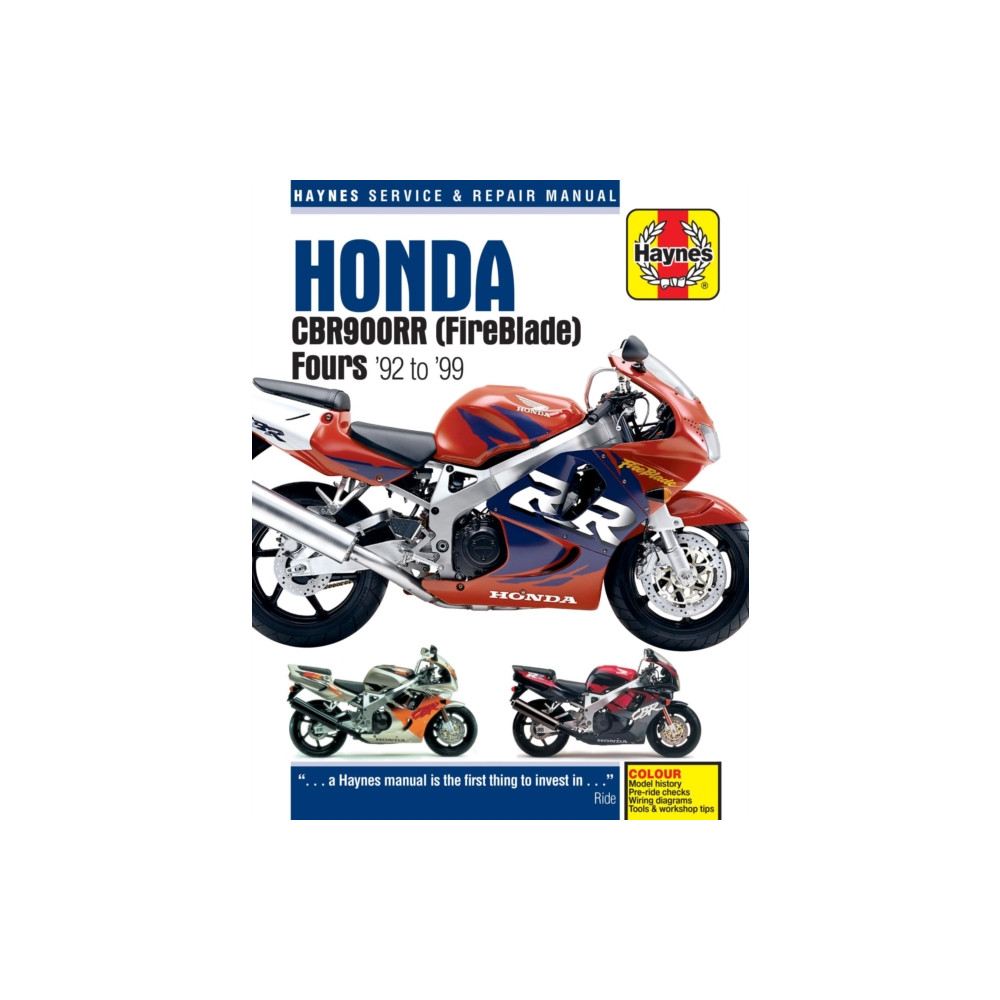 Honda CBR900RR FireBlade (92 - 99) Haynes Repair Manual (häftad, english) Haynes Publishing Group