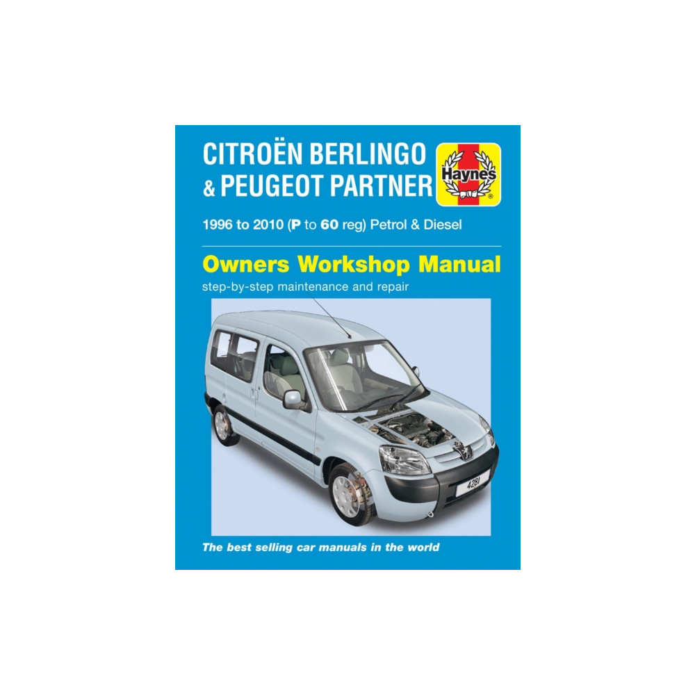 Citroen Berlingo & Peugeot Partner Petrol & Diesel (96 - 10) Haynes Repair Manual (häftad, english) Haynes Publishing Group