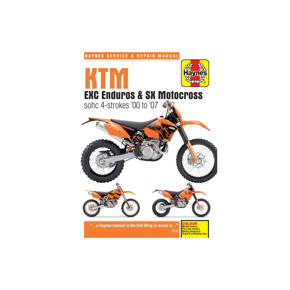 KTM EXC Enduros & SX Motocross sohc 4-strokes (00 - 07) (häftad, english) Haynes Publishing Group