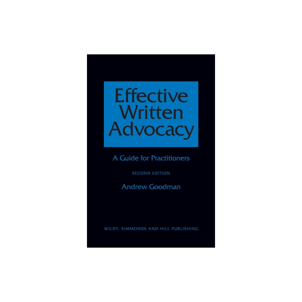 Effective Written Advocacy (häftad, eng)