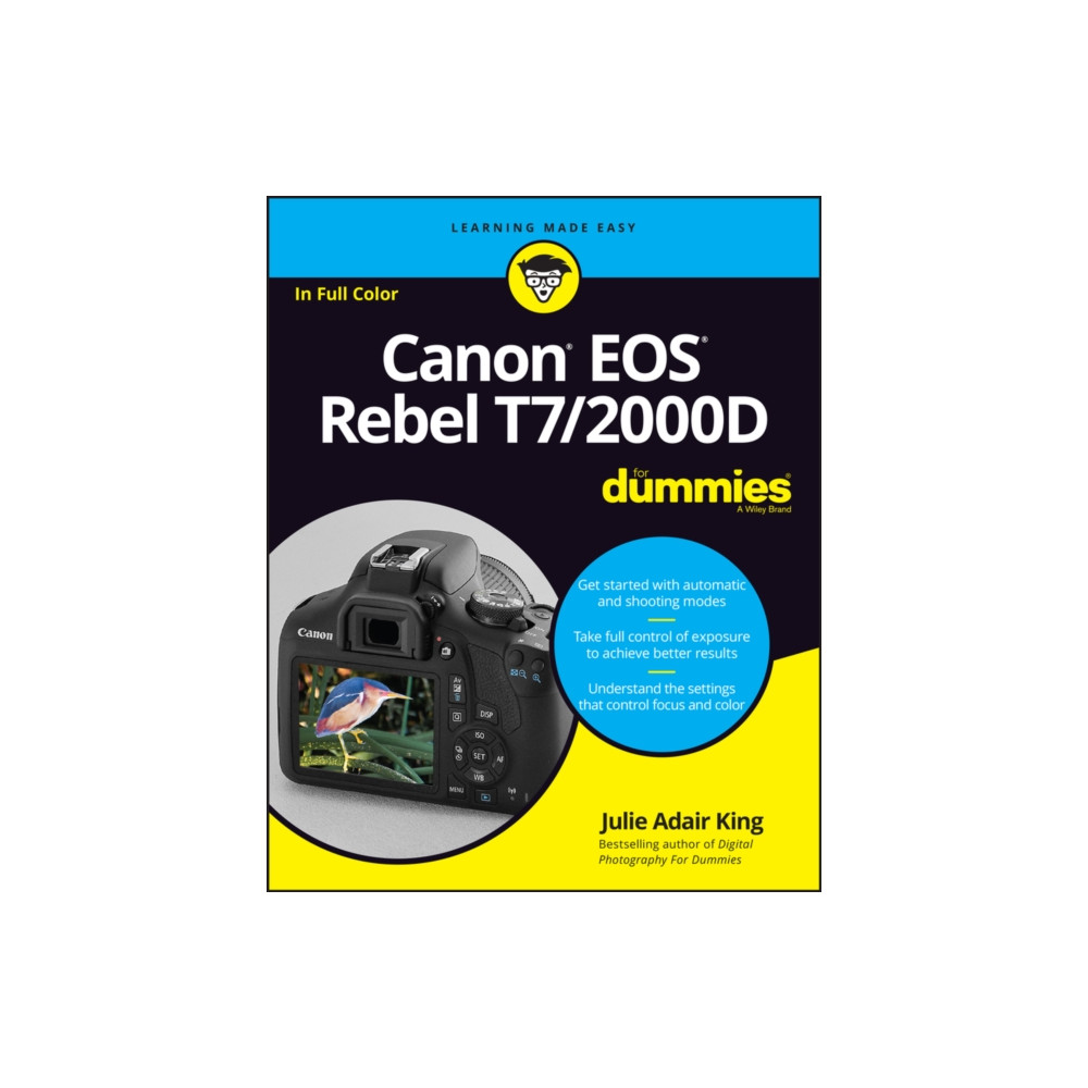 Canon EOS Rebel T7/2000D For Dummies (häftad, english) John Wiley & Sons Inc
