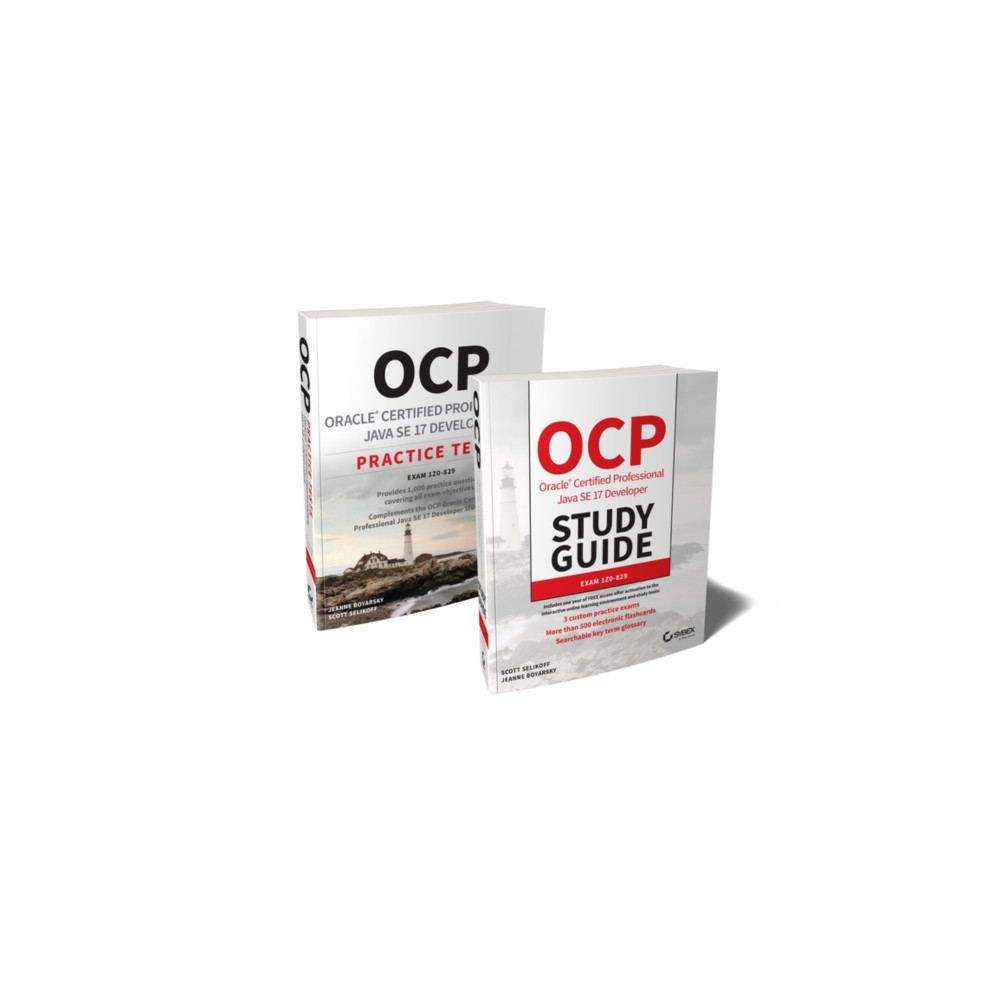 OCP Oracle Certified Professional Java SE 17 Developer Certification Kit (häftad, english) John Wiley & Sons Inc