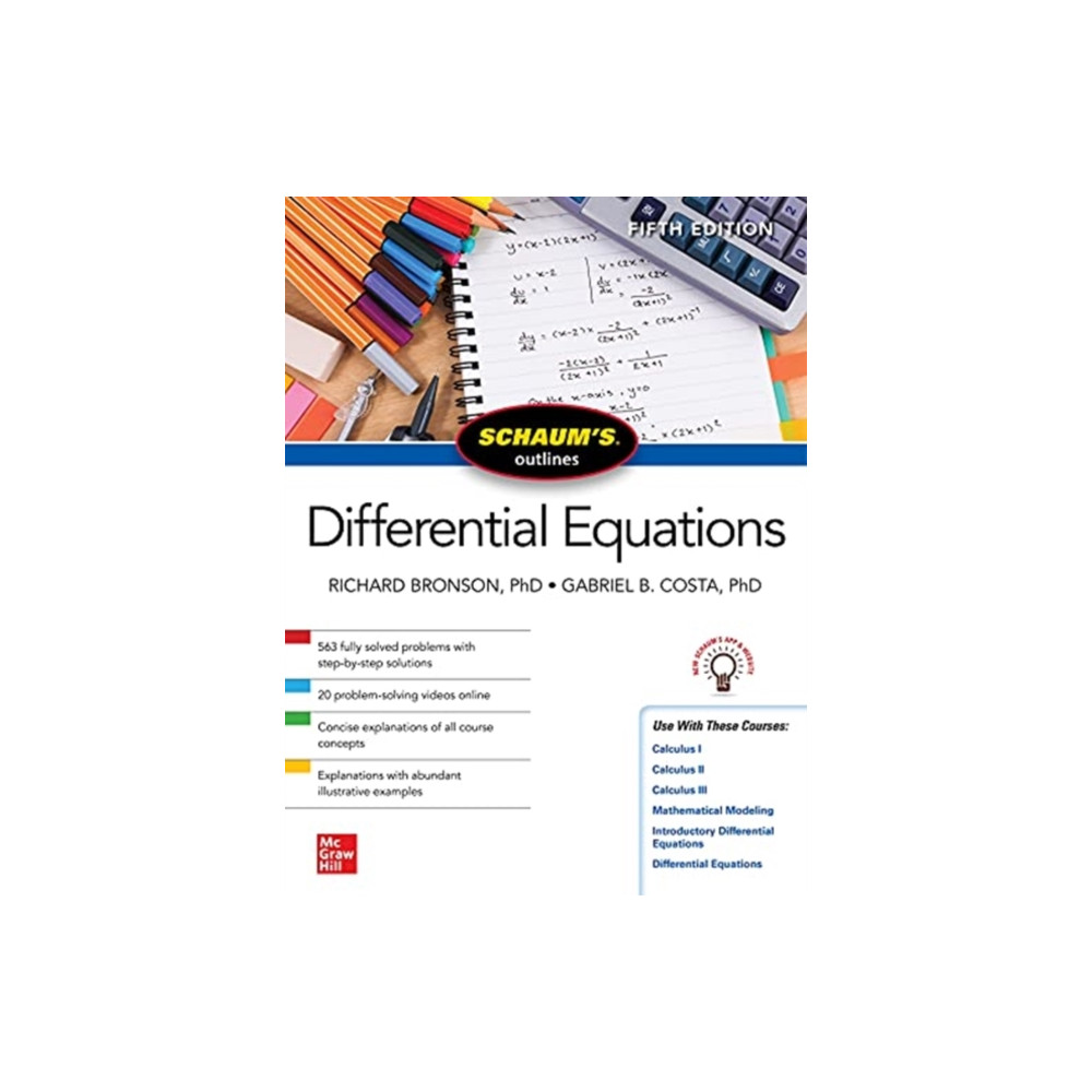 Schaum's Outline of Differential Equations, Fifth Edition (häftad, eng)