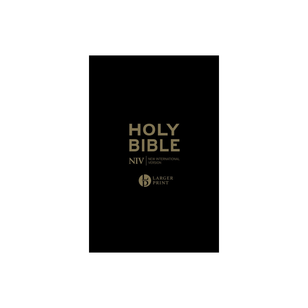 NIV Larger Print Personal Black Leather Bible (häftad, english) Hodder & Stoughton