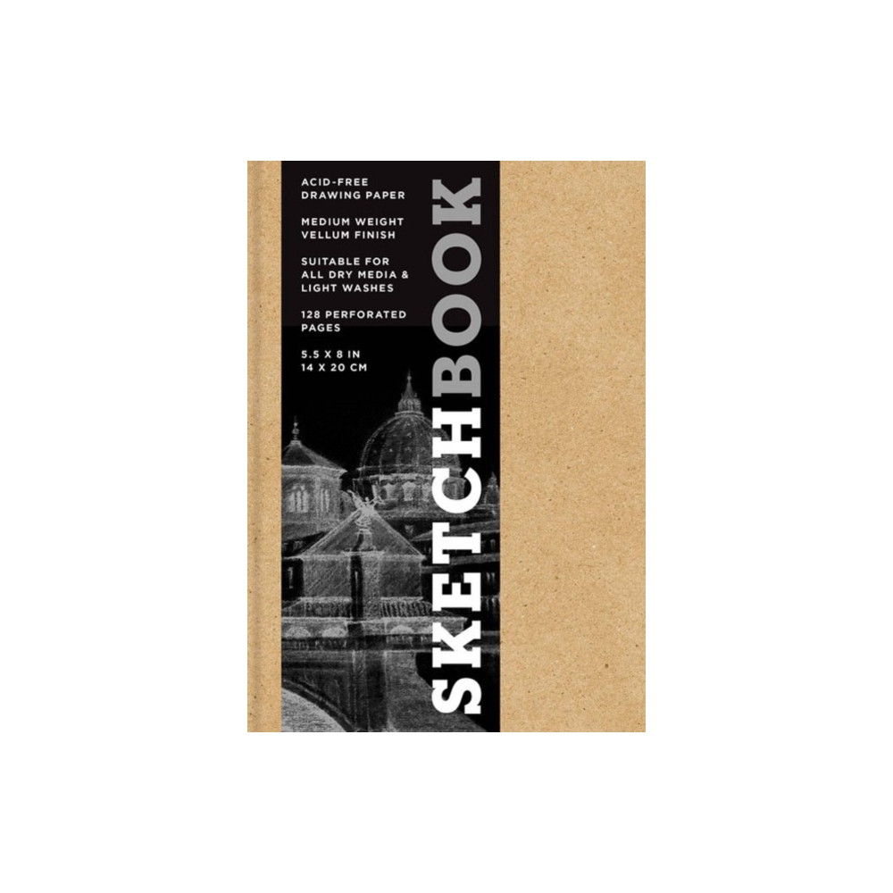 Sketchbook 5.5 x 8" Kraft Hardcover Mixed Media Sketchbook for Drawing (inbunden, eng)