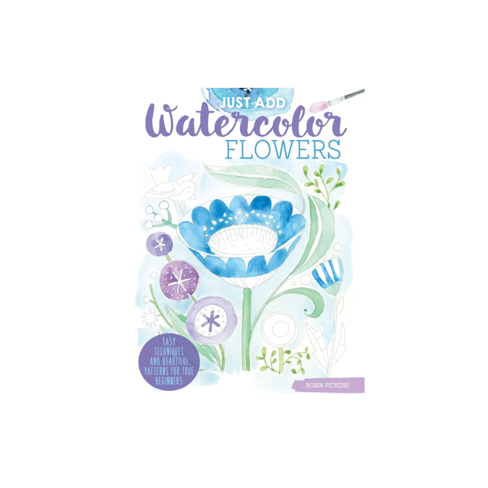 Just Add Watercolor Flowers (häftad, eng)
