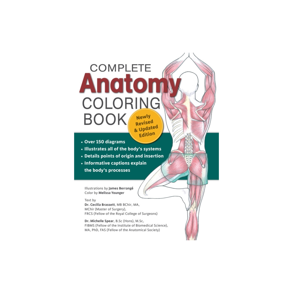 Complete Anatomy Coloring Book, Newly Revised and Updated Edition (häftad, english) IMM Lifestyle Books