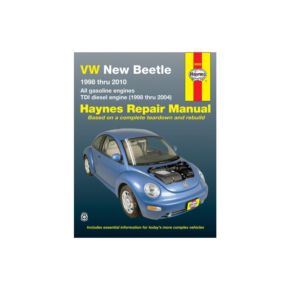 Volkswagen VW New Beetle 1.8 & 2.0L petrol (1998-2010) & 1.9L TDI diesel (1998-2004) Haynes Repair Manual (USA) (häftad,... Haynes Publishing
