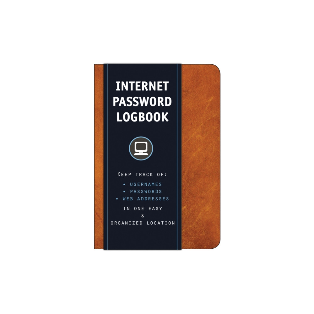Internet Password Logbook (Cognac Leatherette) (inbunden, english) Quarto Publishing Group USA Inc