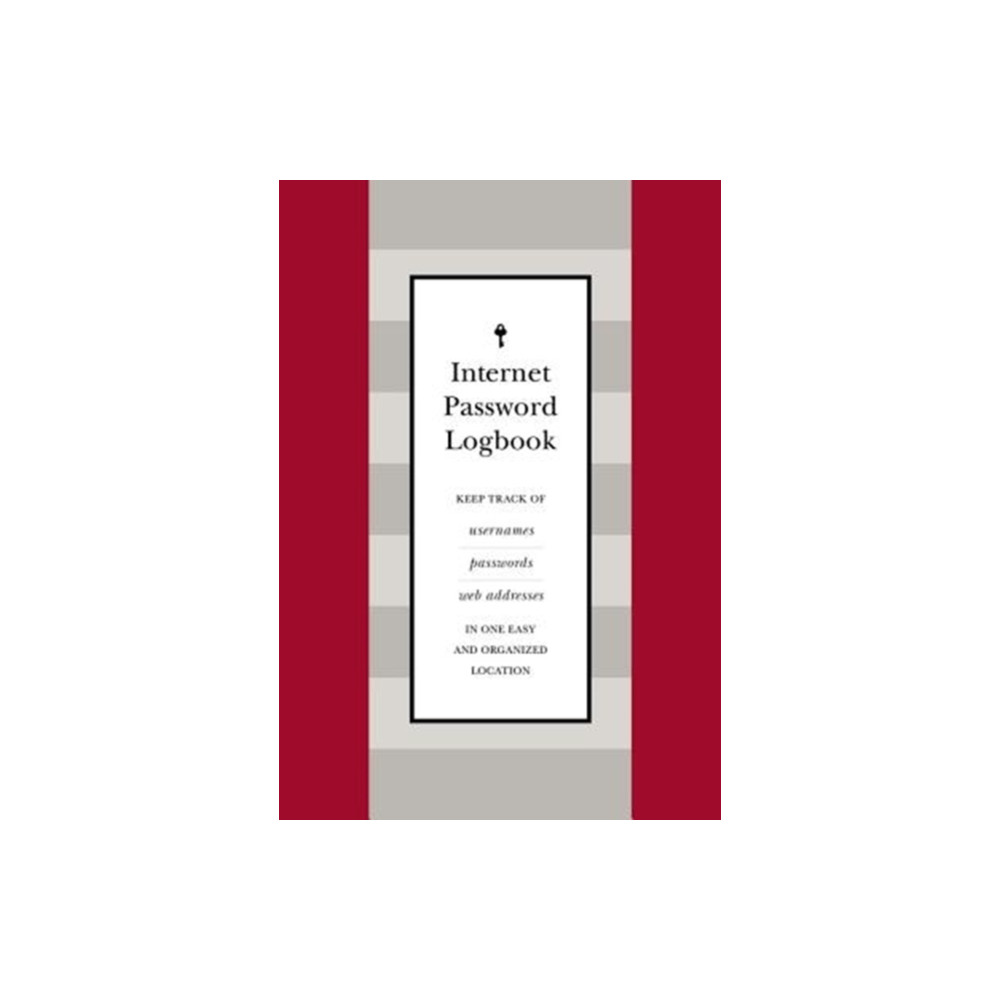 Internet Password Logbook (Red Leatherette) (inbunden, english) Quarto Publishing Group USA Inc