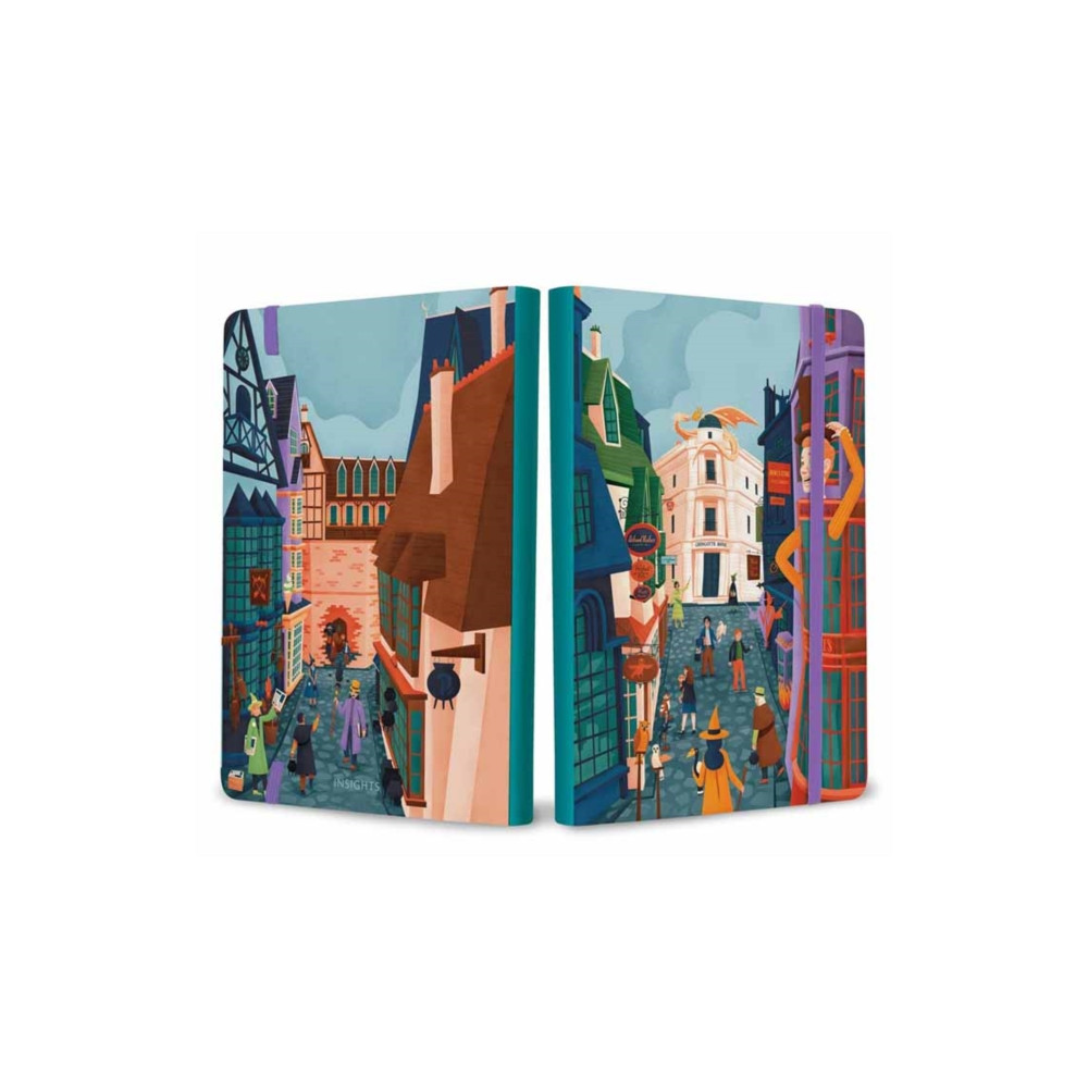 Harry Potter: Exploring Diagon Alley Softcover Notebook (häftad, english) Insight Editions