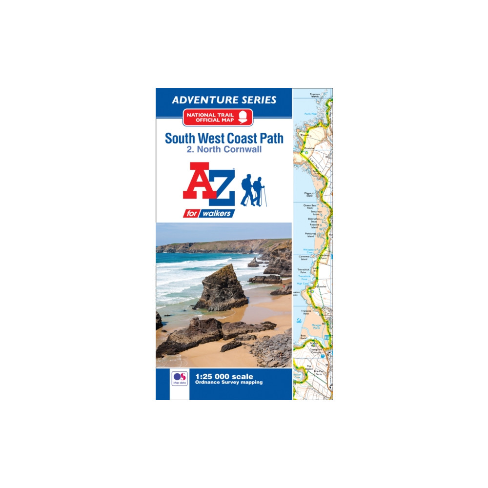 SW Coast Path North Cornwall Adventure Atlas (häftad, english) HarperCollins Publishers