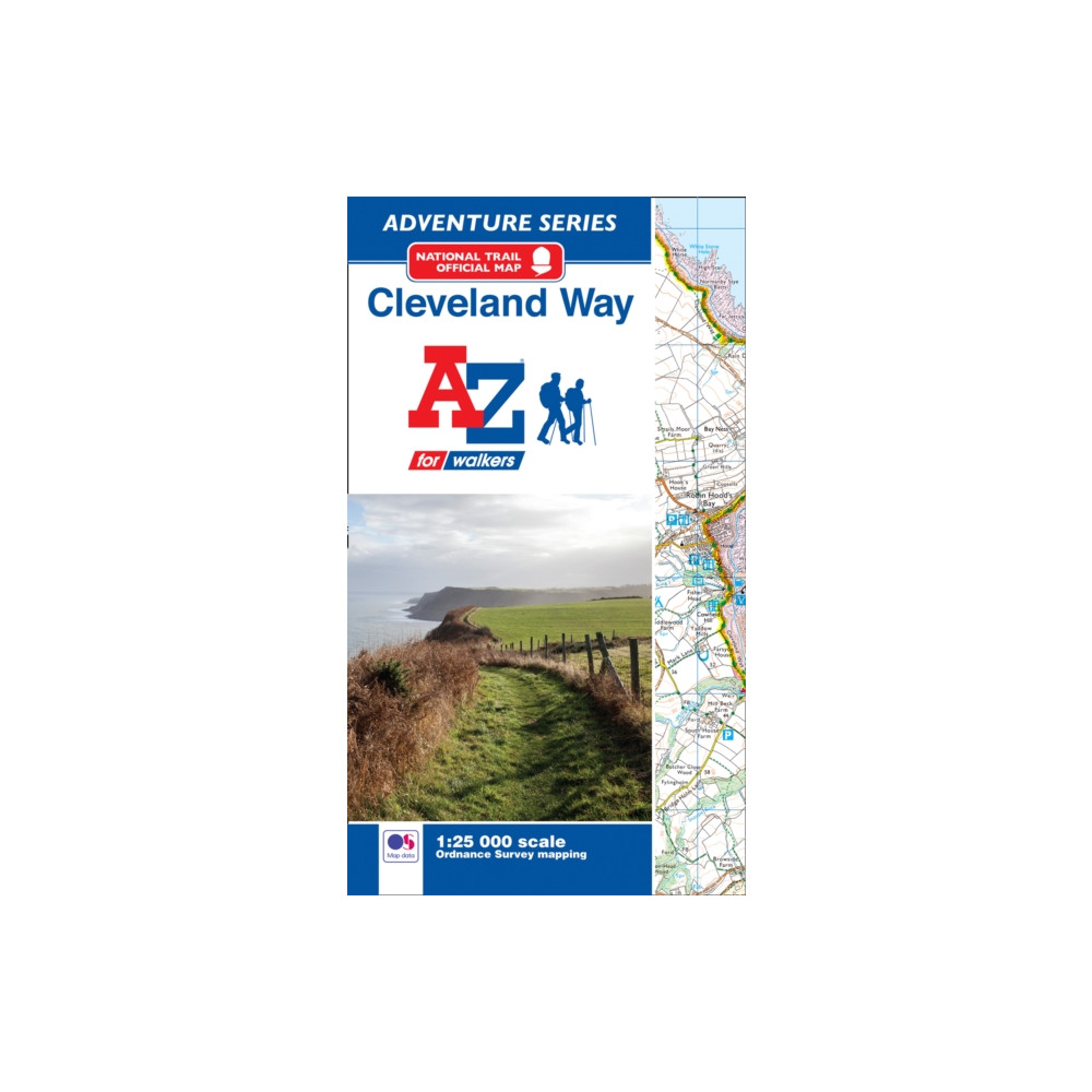 Cleveland Way National Trail Official Map (häftad, english) HarperCollins Publishers