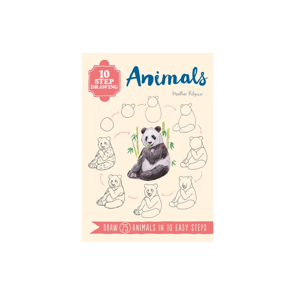 10 Step Drawing: Animals (häftad, eng)