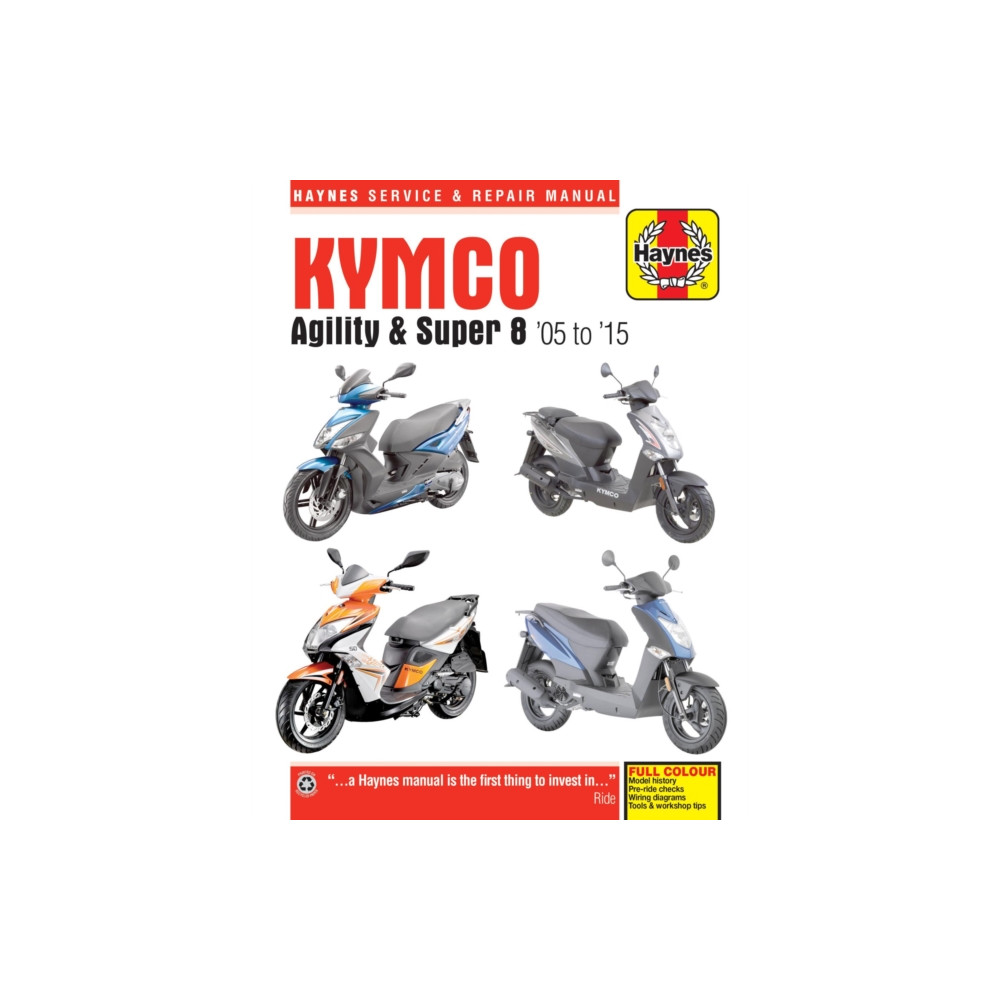 Kymco Agility & Super 8 Scooters (05 - 15) (häftad, english) Haynes Publishing Group