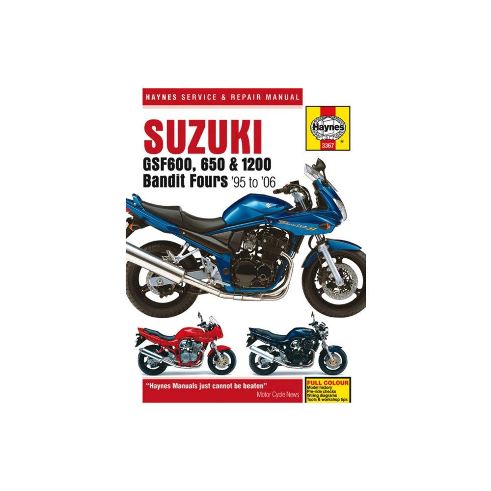 Suzuki GSF600, 650 & 1200 Bandit Fours (95 - 06) Haynes Repair Manual (häftad, english) Haynes Publishing Group