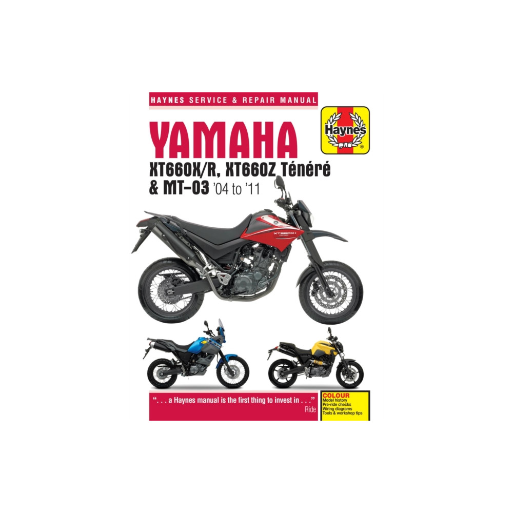 Yamaha XT660 & MT-03 (04 - 11) Haynes Repair Manual (häftad, english) Haynes Publishing Group