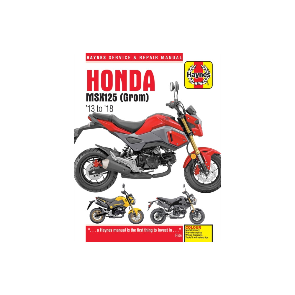 Honda MSX125 (Grom) (13-18) (häftad, english) Haynes Publishing Group
