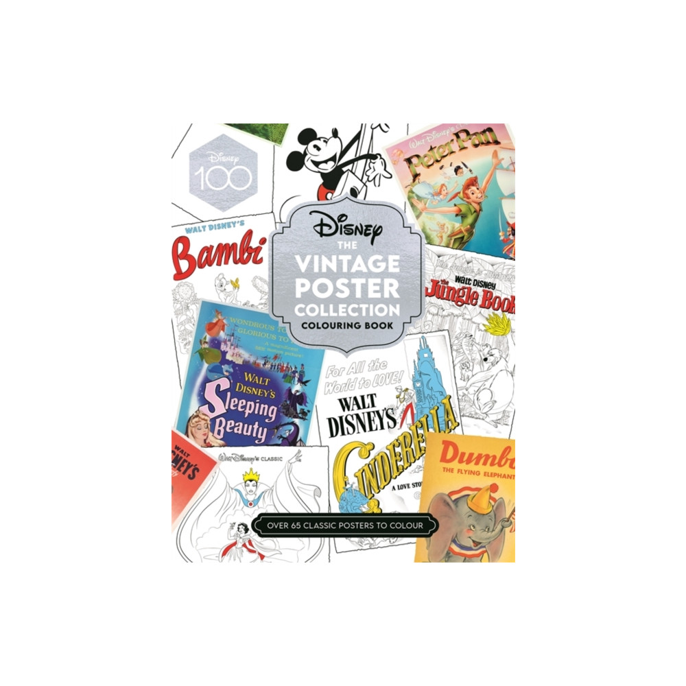 Disney The Vintage Poster Collection Colouring Book (häftad, english) Bonnier Books Ltd