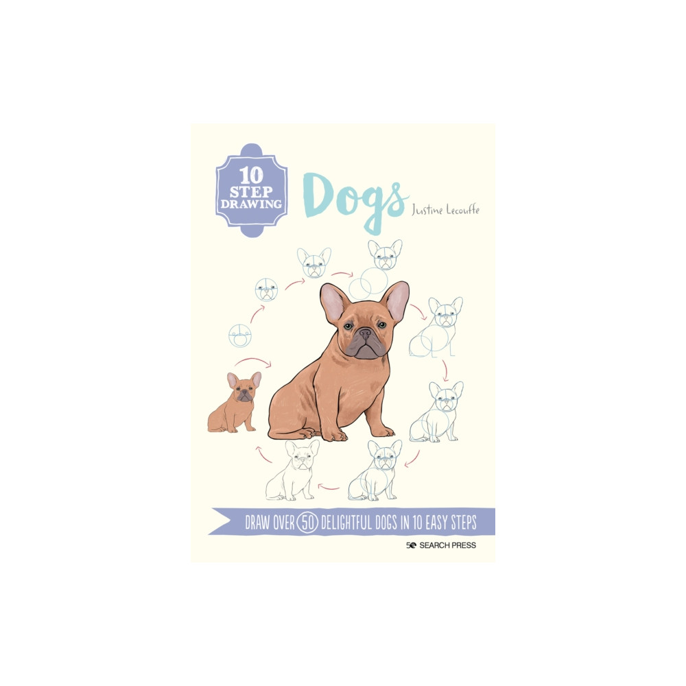 10 Step Drawing: Dogs (häftad, eng)