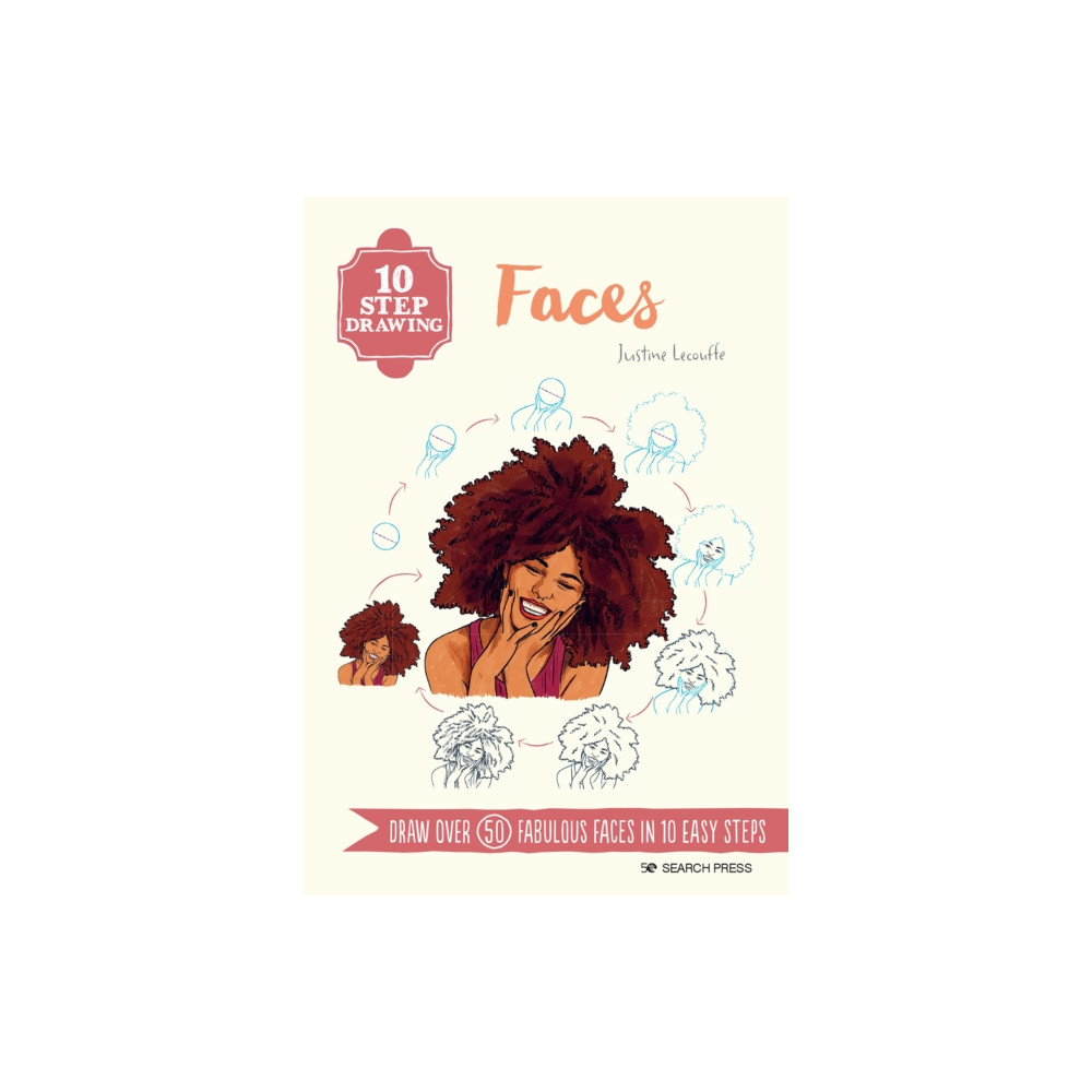 10 Step Drawing: Faces (häftad, eng)