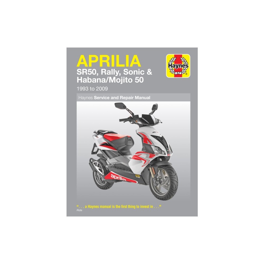 Aprilia SR50, Rally, Sonic & Habana/Mojito Scooters (93 - 09) (häftad, english) Haynes Publishing Group