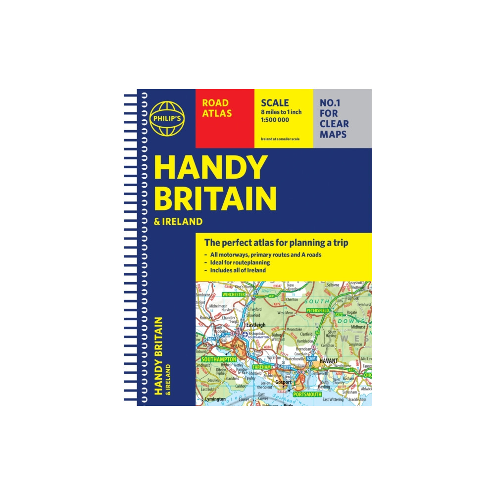 Philip's Handy Road Atlas Britain (bok, spiral, english) Octopus publishing group