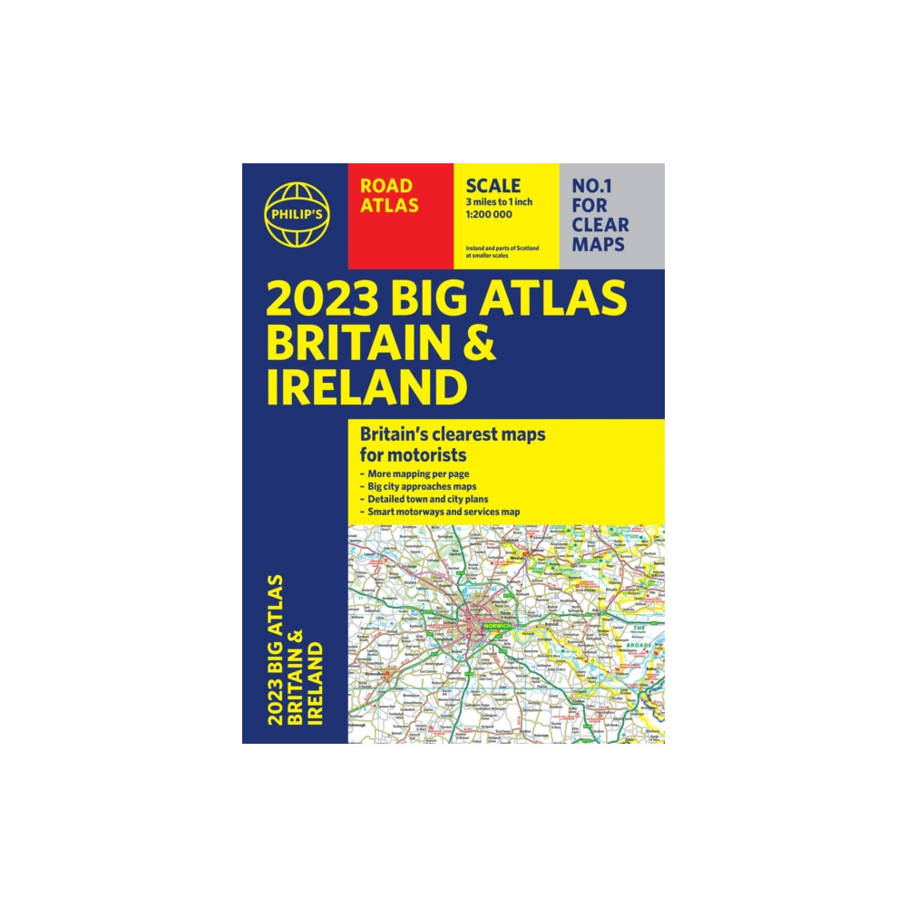 2023 Philip's Big Road Atlas Britain and Ireland (häftad, english) Octopus publishing group