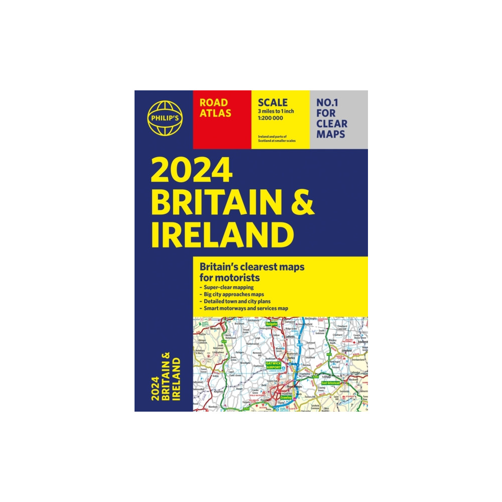 2024 Philip's Road Atlas Britain and Ireland (häftad, english) Octopus publishing group