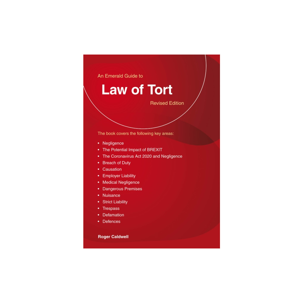 An Emerald Guide to Law of Tort (häftad, eng)