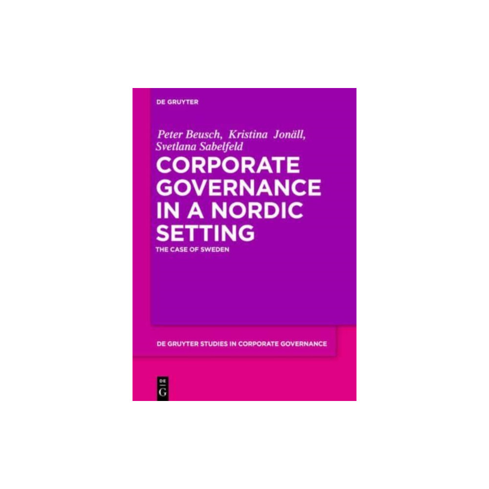 Corporate Governance in a Nordic Setting (inbunden, english) De Gruyter