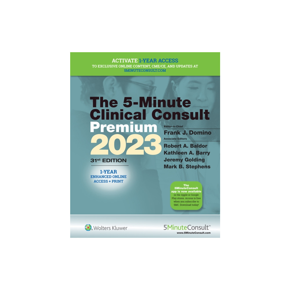 5-Minute Clinical Consult 2023 (Premium) (inbunden, english) Wolters Kluwer Health