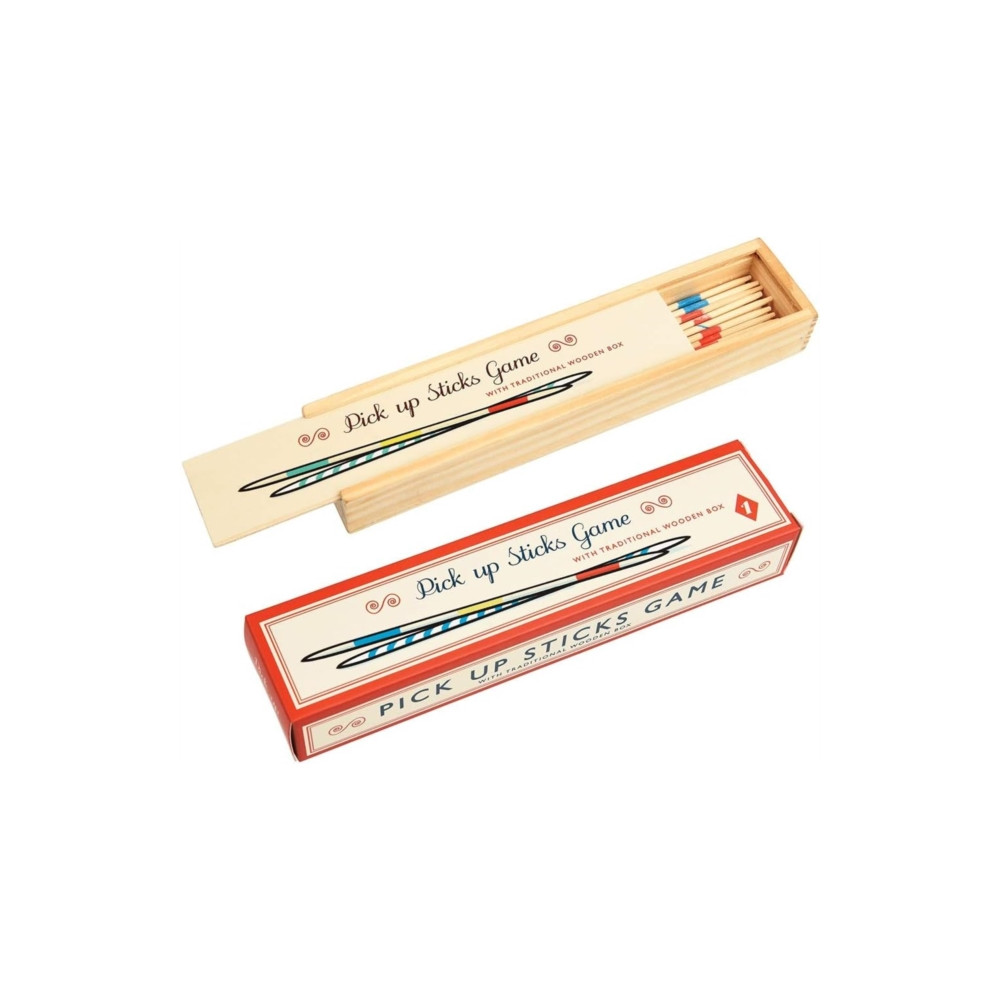 Wooden pick up sticks game