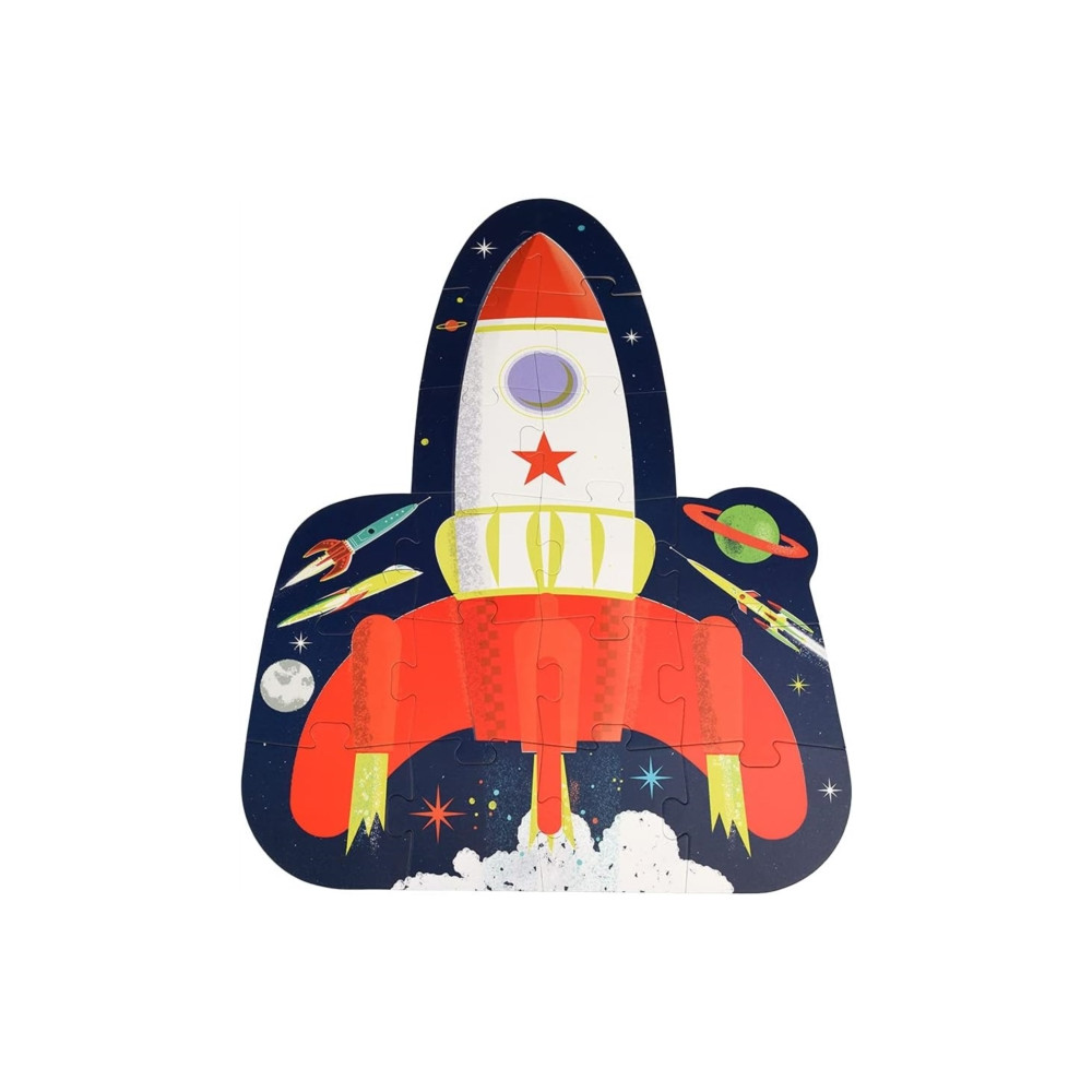 Rocket jigsaw puzzle - Space Age (häftad, english) REX LONDON